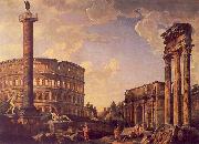 Giovanni Paolo Pannini Roman Capriccio oil painting on canvas